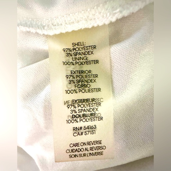 EUC Karl Lagerfeld Black&White Embroidered Lace Layered Top - Picture 15 of 15